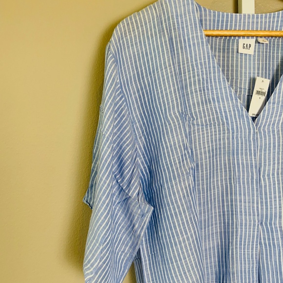 GAP Kimono Short Sleeve Tie-front Top - Picture 10 of 16